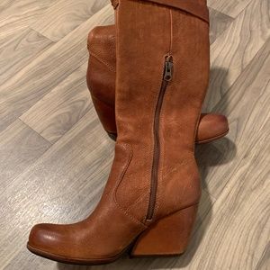 Kork Ease SHAWNA Brown Leather Tall Knee Boots